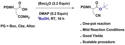 Method For The Preparation Of N Protected B Cyano L Alanine Tertiary Butyl Esters Chemistryselect X Mol