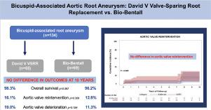 Bicuspid Associated Aortic Root Aneurysm Mid To Long Term Outcomes Of David V Versus The Bio Bentall Procedure Seminars In Thoracic And Cardiovascular Surgery X Mol