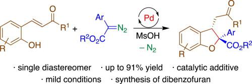 Palladium Catalyzed Diastereoselective Synthesis Of 2 2 3 Trisubstituted Dihydrobenzofurans Via Intramolecular Trapping Of O Ylides With Activated Alkenes Journal Of Catalysis X Mol