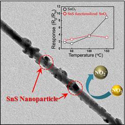 Sns Functionalized Sno2 Nanowires For Low Temperature Detection Of No2 Gas Materials Characterization X Mol