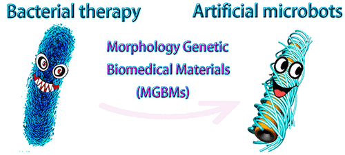 A Bacteria Inspired Morphology Genetic Biomedical Material Self Propelled Artificial Microbots For Metastatic Triple Negative Breast Cancer Treatment Acs Nano X Mol