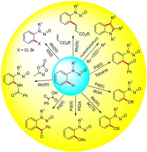 N Nitroso As A Novel Directing Group In Transition Metal Catalyzed C Sp2 H Bond Functionalizations Of N Nitrosoanilines Asian Journal Of Organic Chemistry X Mol