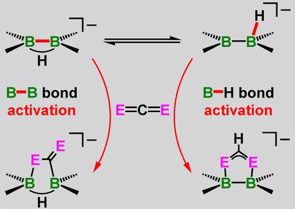 B B Vs B H Bond Activation In A M Hydrido Diborane 4 Anion Upon Cycloaddition With Co2 Isocyanates Or Carbodiimides Angewandte Chemie International Edition X Mol