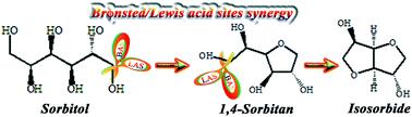 在酸化的氧化铌上将山梨糖醇依次脱水成异山梨醇 Catalysis Science Technology X Mol