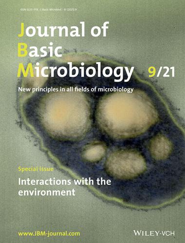 Cover: Journal Of Basic Microbiology. 9/2021,Journal Of Basic ...