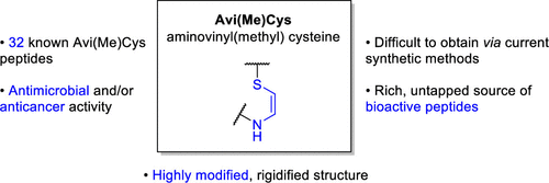 Aminovinyl Cysteine Containing Peptides: A Unique Motif That Imparts ...