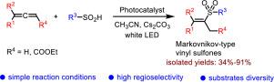 Photoredox Catalyzed Sulfonylation Of Multisubstituted Allenes With Ru ...