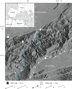 The Geomorphologic Responses To Active Fault Propagation Fold In The Western Algerian Tell Chain A Case Study From The Southern Part Of Beni Chougrane Mountains Geotectonics X Mol