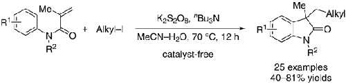 Potassium Persulfate Tributylamine Mediated Alkylation Annulation Of N