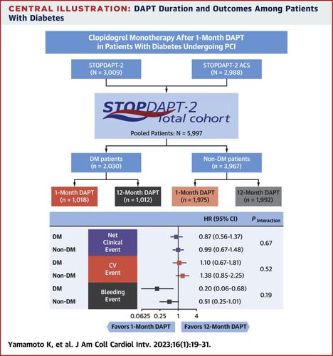 Clopidogrel Monotherapy After 1-Month Dual Antiplatelet Therapy in ...