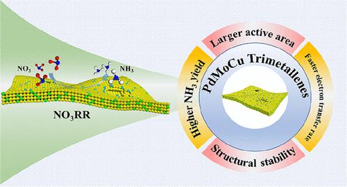 PdMoCu Trimetallenes for Nitrate Electroreduction to Ammonia,The