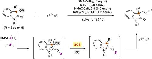 Boryl Radical-Promoted Dehydroxylative Alkylation Of 3-Hydroxyoxindole ...