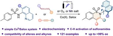 Cobalt-catalyzed Enantioselective C–H/N–H Annulation Of Aryl ...