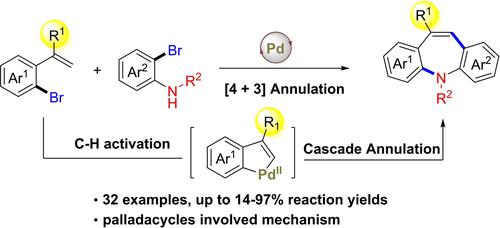 Synthesis Of Dibenzo[b,f]azepines Via Palladium-Catalyzed Cascade [4 ...