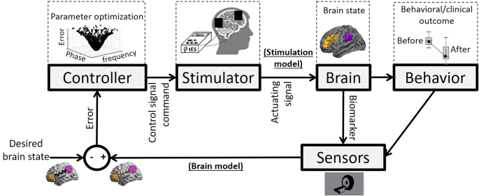 Closing the loop between brain and electrical stimulation: towards