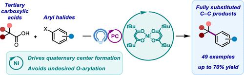 解锁金属光氧化还原 C(sp2)–C(sp3) 脱羧交叉偶联的叔酸,ACS Catalysis - X-MOL