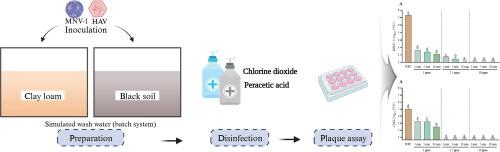 Disinfection efficiency of chlorine dioxide and peracetic acid against