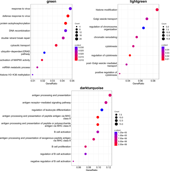 Identification of differences in cd4+ t-cell gene expression between