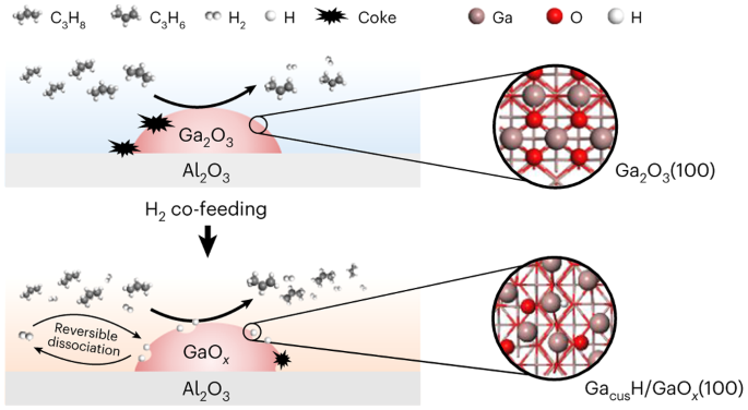 Metastable Gallium Hydride Mediates Propane Dehydrogenation On H2 Co ...