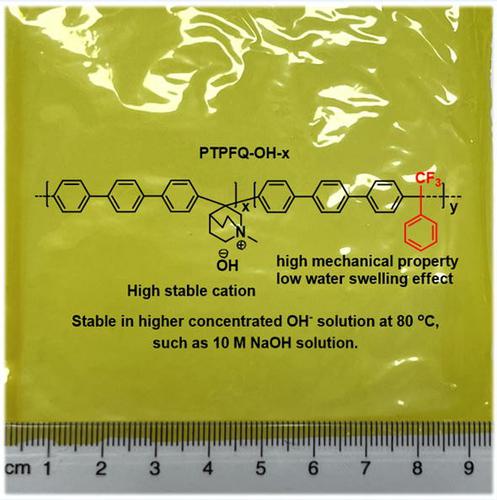 Poly(aryl N-methyl Quinuclidinium) Anion Exchange Membrane With Both 