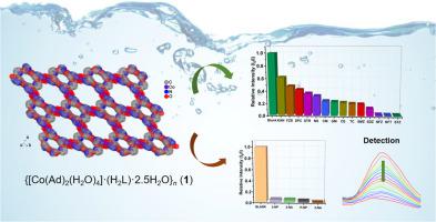 Fluorescence response of metalo-hydrogen-bonded organic framework (MHOF ...