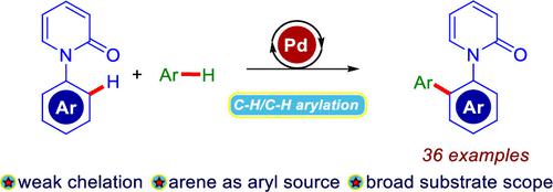 Palladium-Catalyzed Weak Chelation-Assisted Site-Selective C–H ...