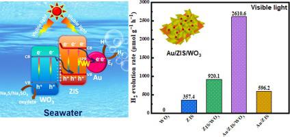 Photocatalytic seawater splitting by 2D heterostructure of ZnIn2S4/WO3 ...