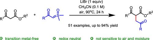 Lithium Bromide-Promoted Formal C(sp3)–H Bond Insertion Reactions of β ...