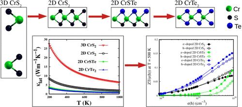 CrS2–xTex (x: 0, 1, 2) 二硫属化物单层膜的热电性能：第一性原理研究,ACS Omega - X-MOL