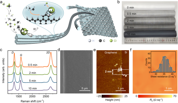 Multispecies-coadsorption-induced rapid preparation of graphene glass ...