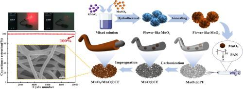 Restricted and epitaxial growth of MnO2-x nano-flowers in/out carbon ...