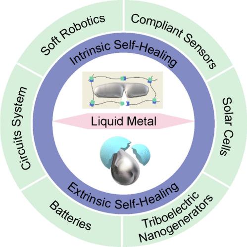 Liquid Metal-Based Self-Healing Conductors for Flexible and Stretchable ...