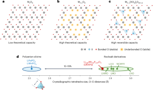 Integrated rocksalt–polyanion cathodes with excess lithium and ...