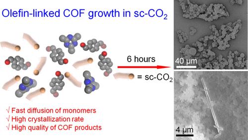 Fast Synthesis Of Olefin-Linked Covalent Organic Frameworks Via ...