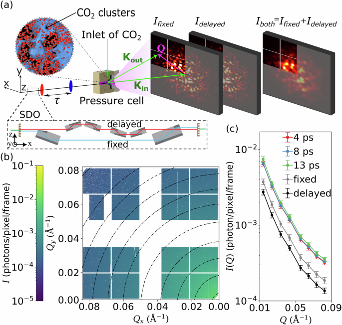 Direct Observation Of Ultrafast Cluster Dynamics In Supercritical