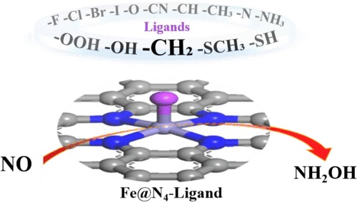 Axial Coordination of Iron Single-Atom Catalysts on Defective Graphene ...