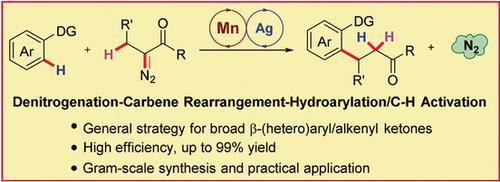 Mni Agi Relay Catalysis Traceless Diazo Assisted C Sp2 H C Sp3 H Coupling To B Hetero Aryl Alkenyl Ketones Angewandte Chemie International Edition X Mol