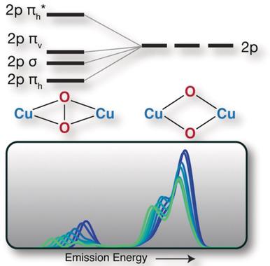 Valence To Core X Ray Emission Spectroscopy As A Probe Of O O Bond Activation In Cu2 O2 Complexes Angewandte Chemie International Edition X Mol