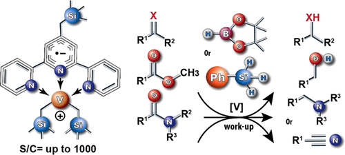 Redox Noninnocent Ligand Supported Vanadium Catalysts For The Chemoselective Reduction Of C X X O N Functionalities Journal Of The American Chemical Society X Mol