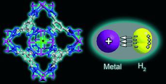 Hydrogen storage in microporous metal-organic frameworks with exposed ...