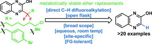 Direct Synthesis of Fluorinated Heteroarylether Bioisosteres,Angewandte ...