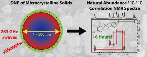 Dynamic Nuclear Polarization NMR Spectroscopy of Microcrystalline ...