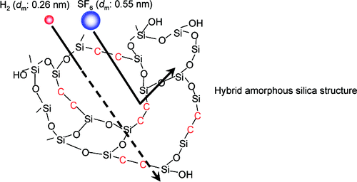 Design of Silica Networks for Development of Highly Permeable Hydrogen ...