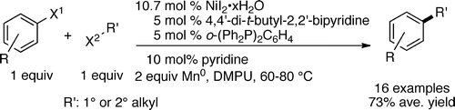 Nickel-Catalyzed Reductive Cross-Coupling of Aryl Halides with Alkyl ...