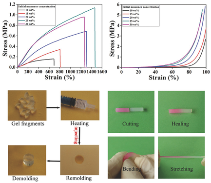 A Mechanically Strong, Highly Stable, Thermoplastic, And Self‐Healable ...