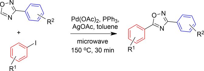 Palladium Catalyzed Silver Assisted Direct C 5 H Arylation Of 3 Substituted 1 2 4 Oxadiazoles Under Microwave Irradiation Advanced Synthesis Catalysis X Mol