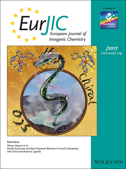 Front Cover Crystal Structures And Spin Crossover Behavior Of Iron Ii Complexes With Chiral And Racemic Ligands Eur J Inorg Chem 7 17 European Journal Of Inorganic Chemistry X Mol