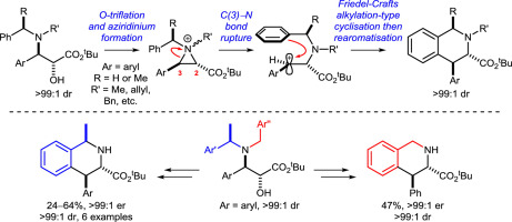 Trading N And O Part 3 Synthesis Of 1 2 3 4 Tetrahydroisoquinolines From A Hydroxy B Amino Esters Tetrahedron X Mol