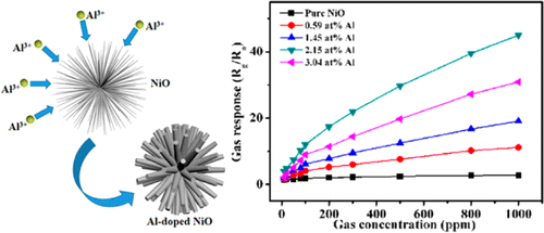 Design of Superior Ethanol Gas Sensor Based on Al-Doped NiO Nanorod ...