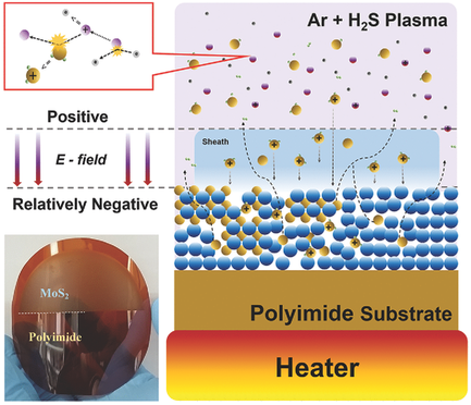 Low‐Temperature Synthesis of Large‐Scale Molybdenum Disulfide Thin ...
